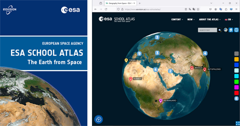 Atlas cover and homepage
